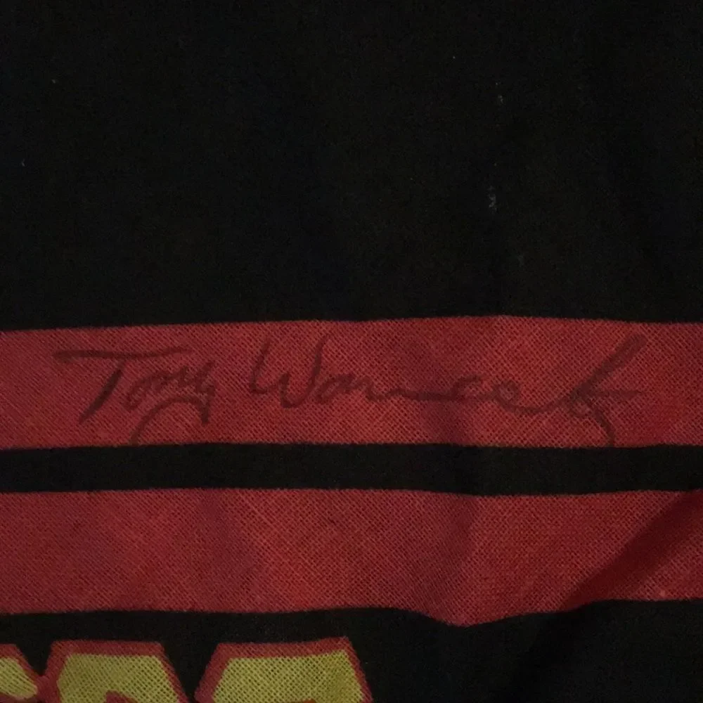 1997 vintage Pittsburgh Pirates Tony Womack Signed autograph baseball Bandana